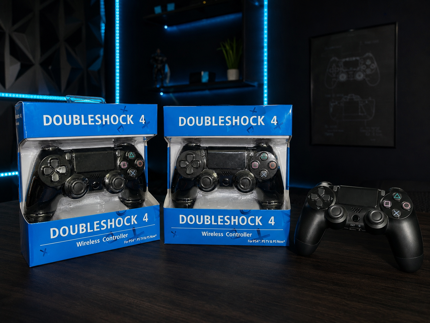 2st Helt nya PS4 / PC Kontroller (Oöppnade)